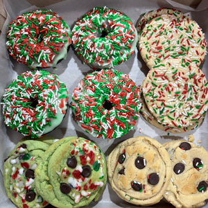 Donut Christmas sampler