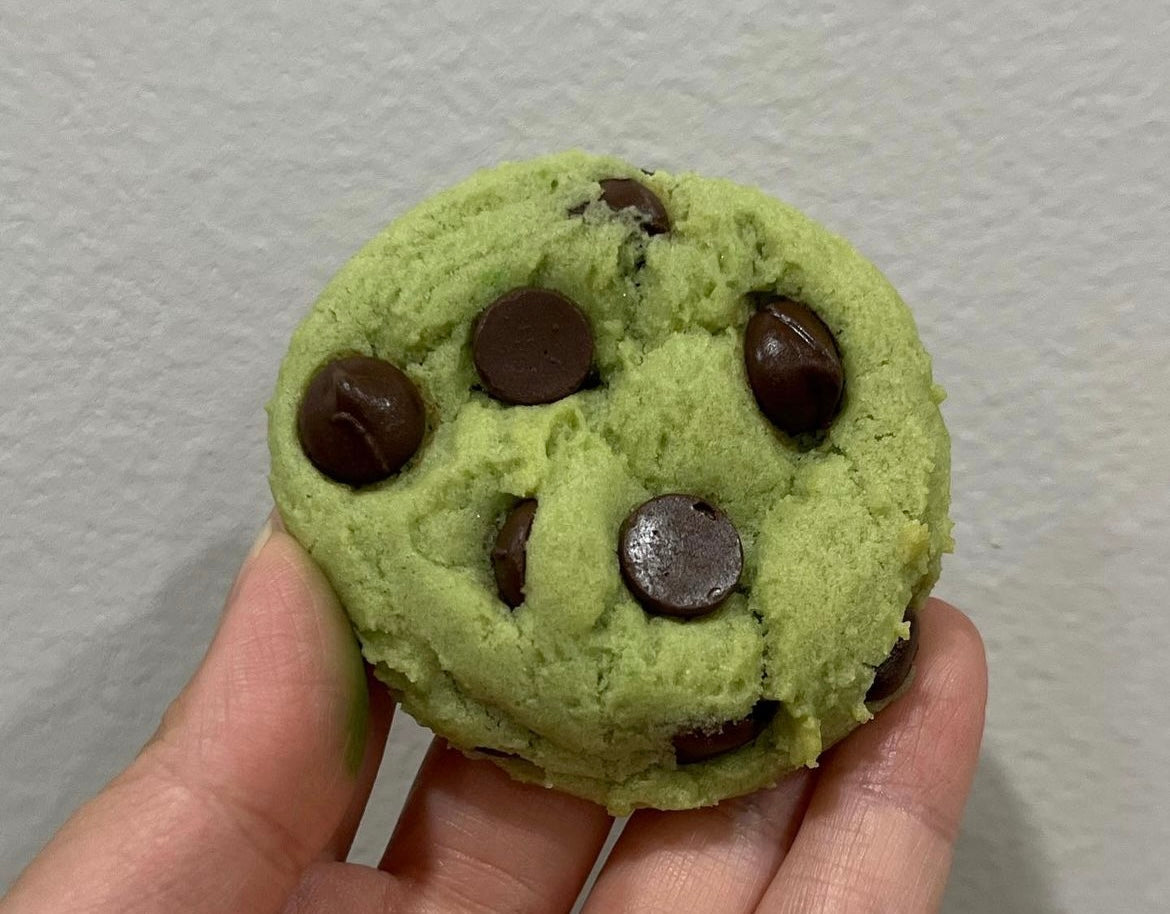 Mint chocolate chip cookies (6 pack)