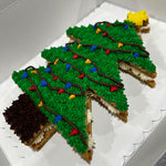 Load image into Gallery viewer, Christmas Tree 2 layer cookie cake!
