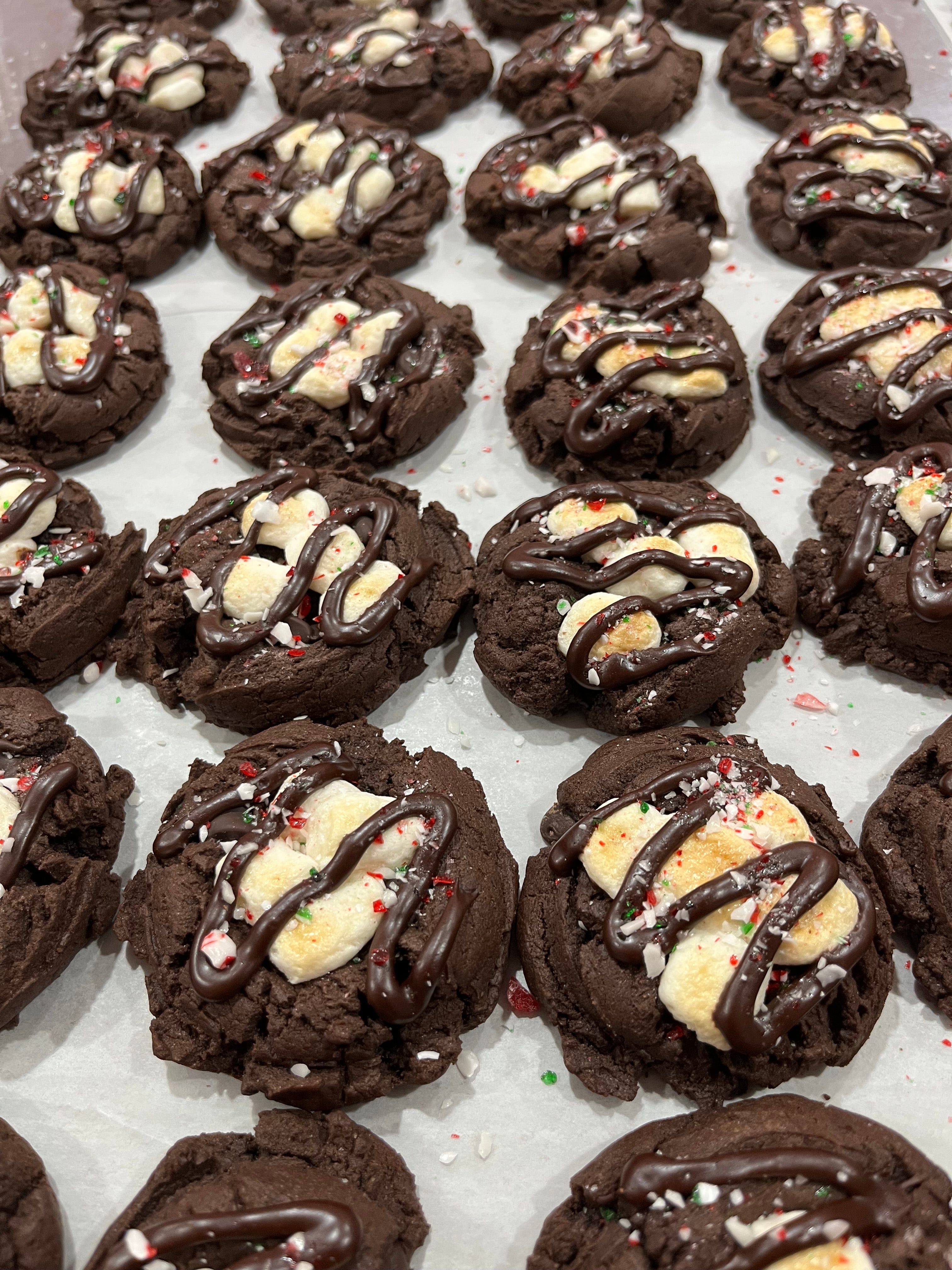 Hot chocolate cookies