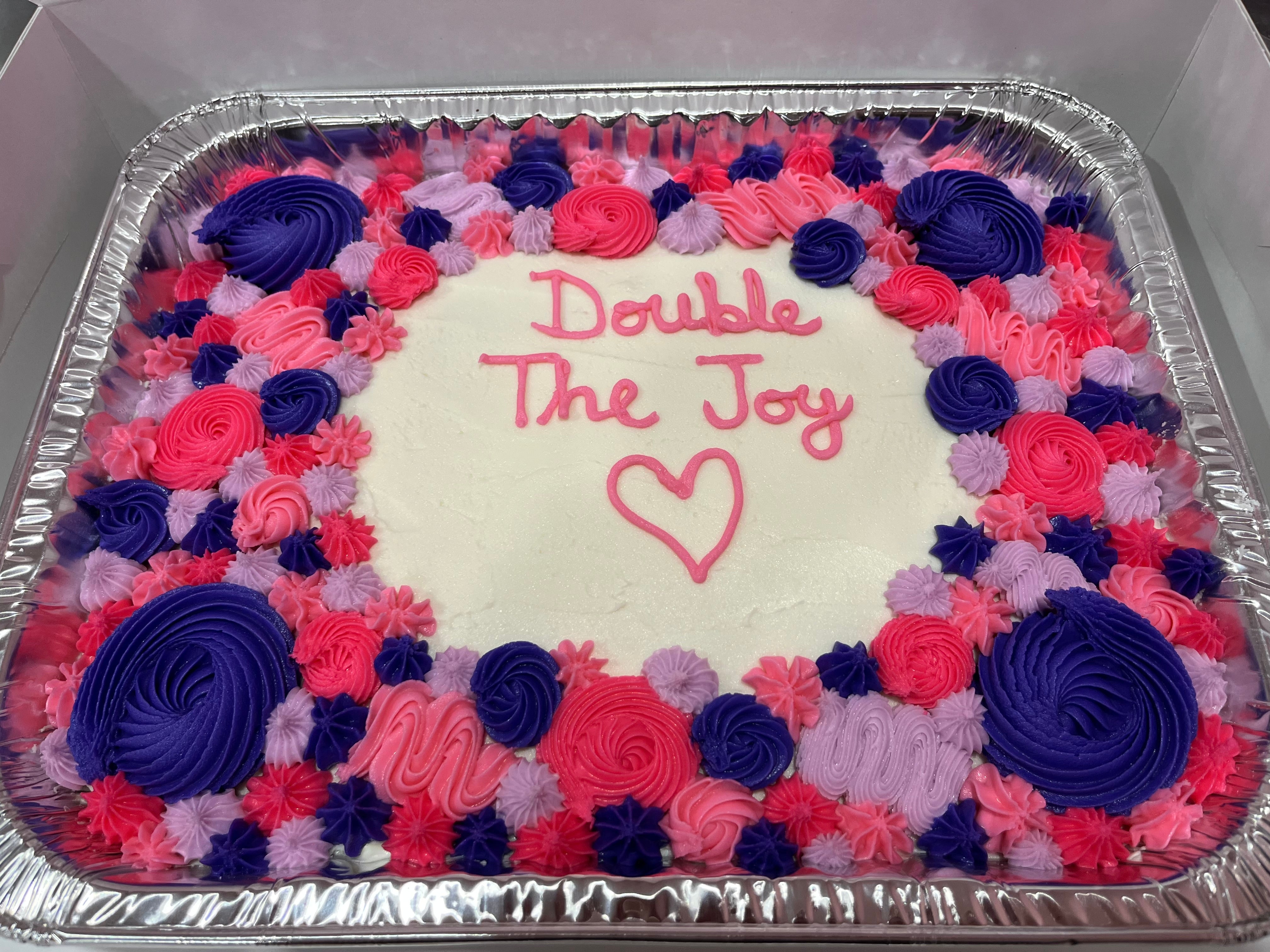 Large slab cake